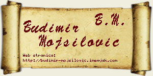 Budimir Mojsilović vizit kartica